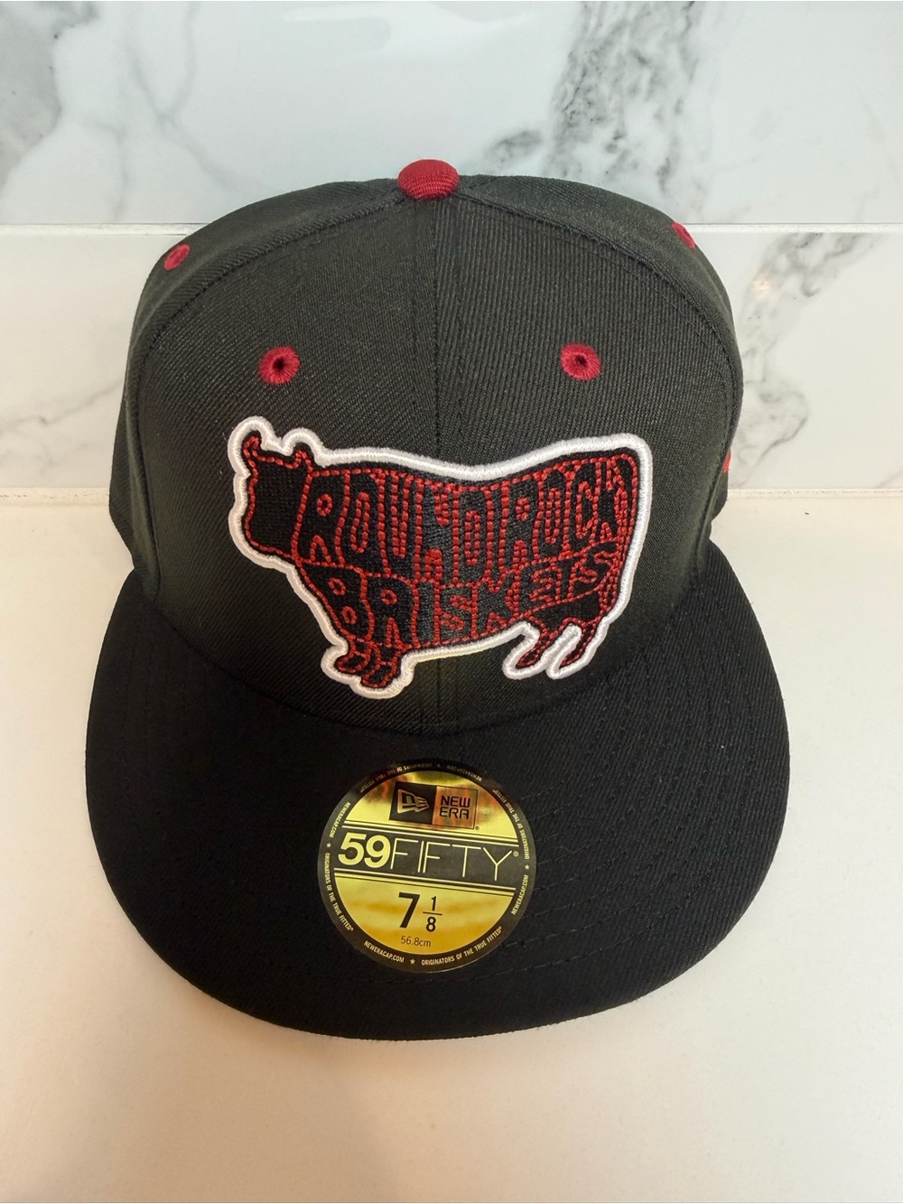 Round Rock Express Briskets New Era 59Fifty 7 1/8 Fitted hat cap MiLB On Field